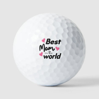 Best mom in the world golfballen