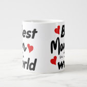 Best Mom In The World Mother's Day Grote Koffiekop (Voorkant)