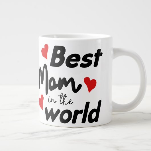Best Mom In The World Mother's Day Grote Koffiekop (Rechts)