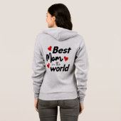 Best Mom In The World Mother's Day Hoodie (Achterkant volledig)