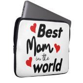 Best Mom In The World Mother's Day Laptop Sleeve (Voorkant Rechts)