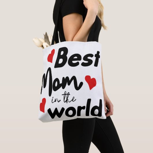 Best Mom In The World Mother's Day Tote Bag (Dichtbij)