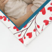 Best Mom in the World | Personalized Photo Fleece Deken (Hoek)