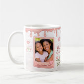 Best Mom in the World Pink Custom Text & Photo Koffiemok (Links)