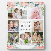 BEST MOM OOIT Floral First Moederdag Foto Fotoplaat (Voorkant)