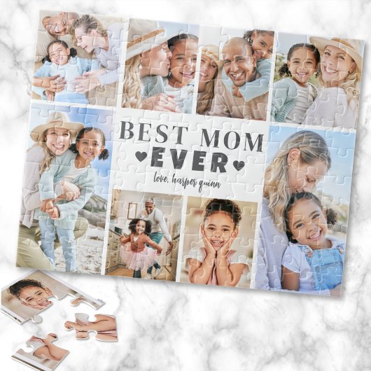 Best Mom Photo Collage Legpuzzel
