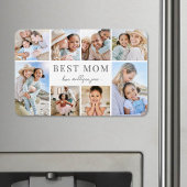Best Mom Photo Collage Magneet
