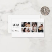 Best Mom Photo Collage Mug Notitiekaartje (Voorkant / Achterkant in situ)