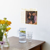 Best MOM Zwangerschap Aankondiging Moederdag Gold Folie Afdrukken (Laag (Keuken))