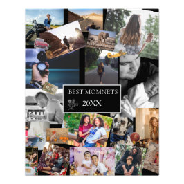 Best Moments  New Year Photo Collage  Foto Afdruk