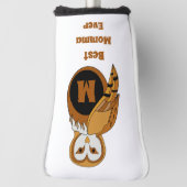 Best Momma Ever Barn Owl Monogram Golf Head Cove Golfheadcover (Draai 90)
