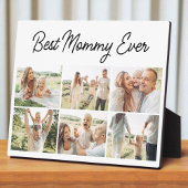 Best Mommy Ever Custom Modern 6 Photo Collage  Fotoplaat