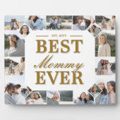 Best Mommy Ever Father's Day Photo Frame Collage Fotoplaat (Voorkant)
