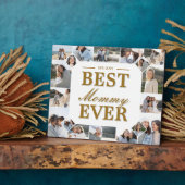Best Mommy Ever Father's Day Photo Frame Collage Fotoplaat (Zijkant)
