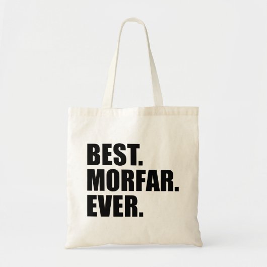 Best Morfar Ever Swedish Grandfather Canvas tas (Voorkant)