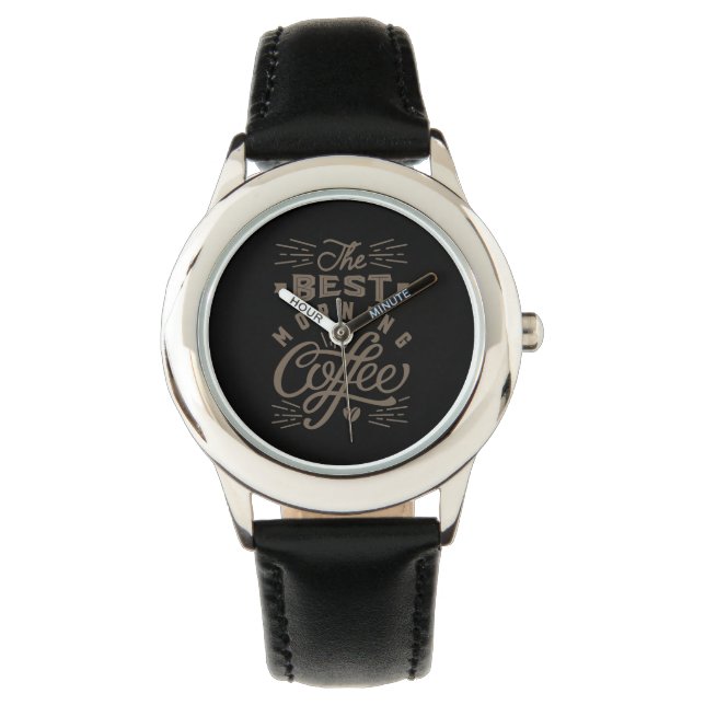 Best Morning Coffee Horloge (Voorkant)