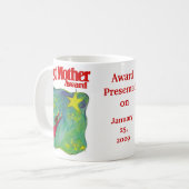 Best Mother Award - Gepresenteerd op Koffiemok (Voorkant links)