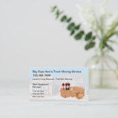 Best Moving Service-Visitekaartjes Visitekaartje (Staand voorkant)