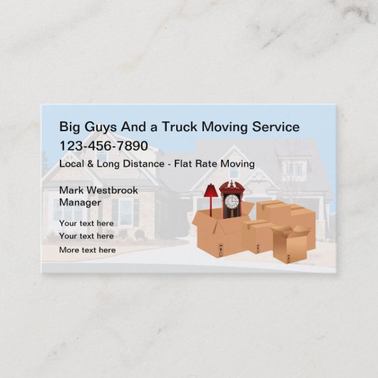 Best Moving Service-Visitekaartjes Visitekaartje (Voorkant)