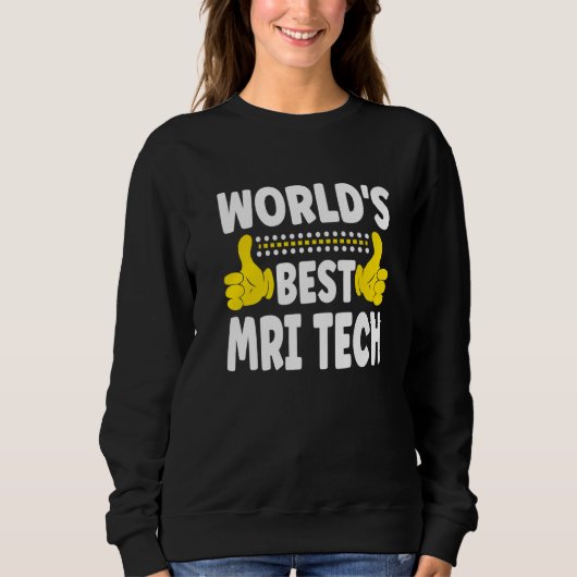 Best MRI Tech Job Title Professie MRI Te Trui (Voorkant)