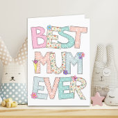 Best Mum Ever Moederdag Feestdagen Kaart