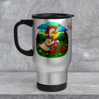 Best Mum Knitting Goose Cozy Mother's Day Gift Mug Reisbeker