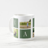 Best Nana Ever! Custom 4-Photo Collage Mug Koffiemok (Voorkant links)