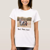 Best Nana Ever Custom Family Foto T-shirt (Voorkant)