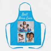 Best Nana Ever Custom Photo Collage Sjabloon Apron Schort (Voorkant)