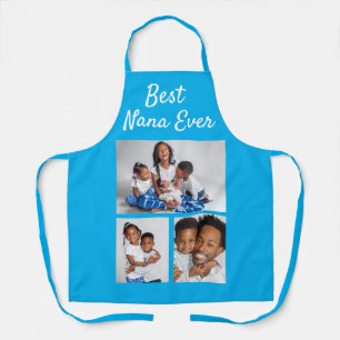 Best Nana Ever Custom Photo Collage Sjabloon Apron Schort