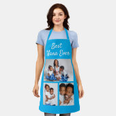 Best Nana Ever Custom Photo Collage Sjabloon Apron Schort (Gedragen)