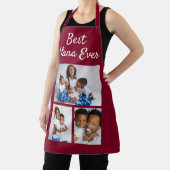 Best Nana Ever Custom Photo Collage Sjabloon Schort (Insitu)