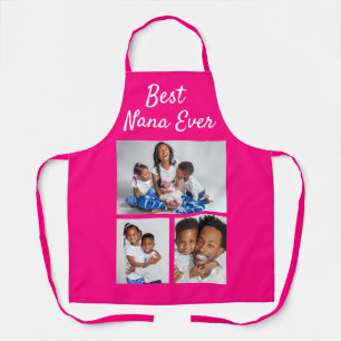 Best Nana Ever Custom Photo Collage Sjabloon Schort