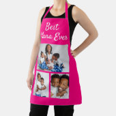 Best Nana Ever Custom Photo Collage Sjabloon Schort (Insitu)