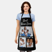 Best Nana Ever Custom Photo Collage Sjabloon Schort (Gedragen)