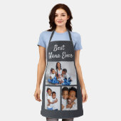 Best Nana Ever Custom Photo Collage Sjabloon Schort (Gedragen)