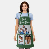 Best Nana Ever Custom Photo Collage Sjabloon Schort (Gedragen)