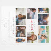 Best Nana Ever Funny Moederdag 8 Foto collage Fleece Deken (Voorkant (Horizontaal))