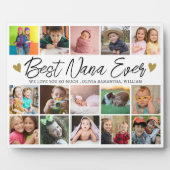 Best Nana Ever Grandchildren 15 Photo Collage Fotoplaat (Voorkant)