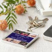 Best Nana Ever Grandchildren Photo Collage Names Sleutelhanger (Zijkant)