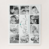 Best Nana Ever Modern Script 10 Photo Collage Chic Legpuzzel (Verticaal)