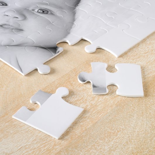 Best Nana Ever Modern Script 10 Photo Collage Chic Legpuzzel (Zijkant)