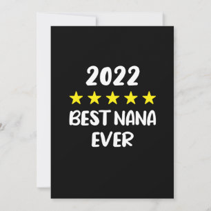 Best Nana Ever Moederdag 2022 5 Star Rating Save The Date