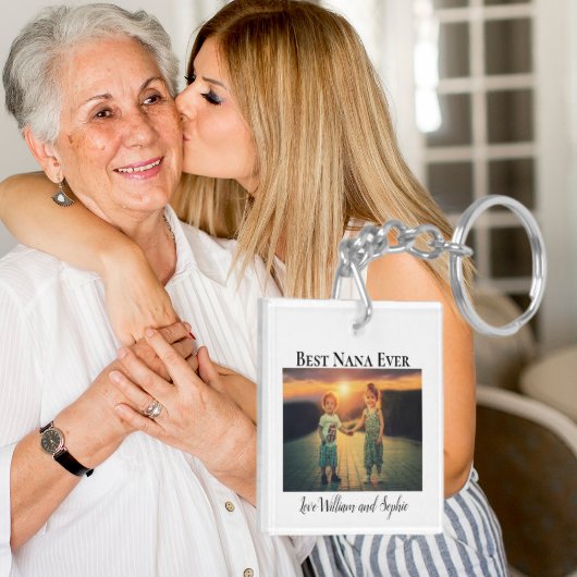 Best Nana Ever Moederdag Sleutelhanger