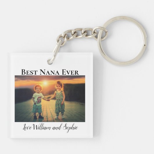 Best Nana Ever Moederdag Sleutelhanger (Achterkant)