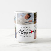 Best Nana Ever Photo Collage Calligrafie Koffiemok (Center)