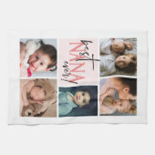 Best Nana Ever Photo Collage Theedoek (Horizontaal)