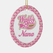 Best Nana Gift Ornament ter wereld (Rechts)