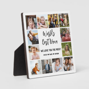 Best Nana Grandchildren 12 Photo Collage Fotoplaat