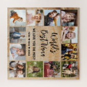 Best Nana Grandchildren 12 Photo Collage Legpuzzel (Horizontaal)